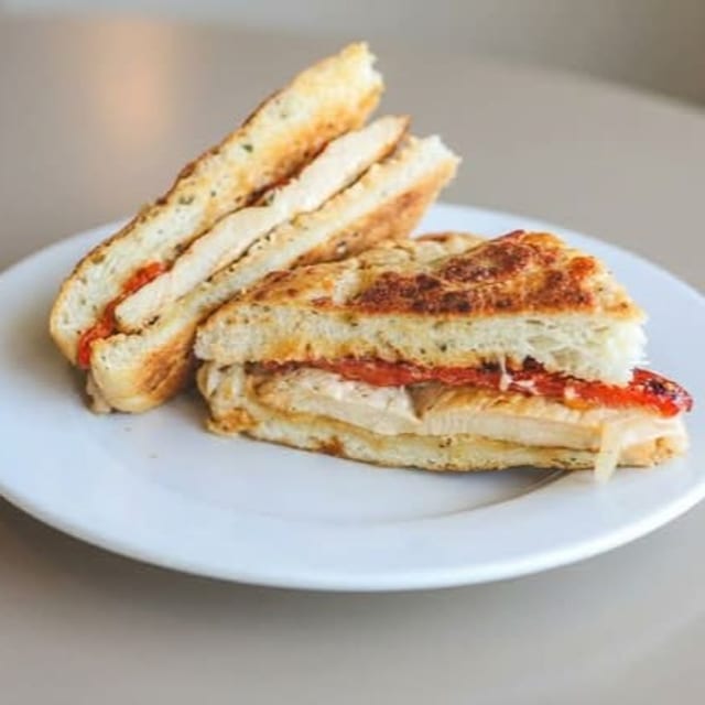 Chicken Focaccia Sandwich.