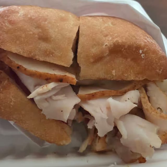 Turkey Ciabatta Sandwich.