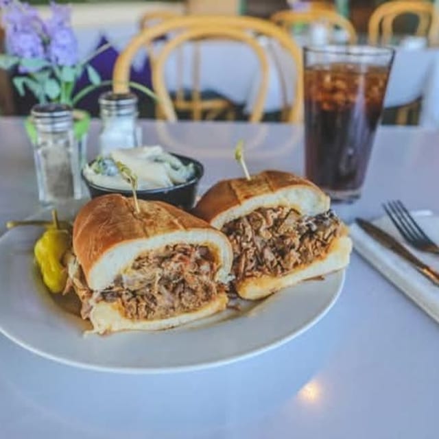 Tri-Tip Sandwich.