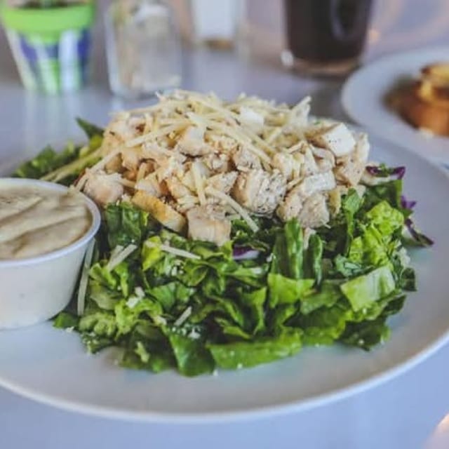 Chicken Caesar Salad.