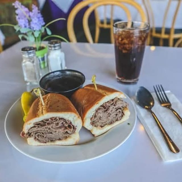 French Dip Sandwich.