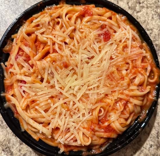 Pasta Marinara.